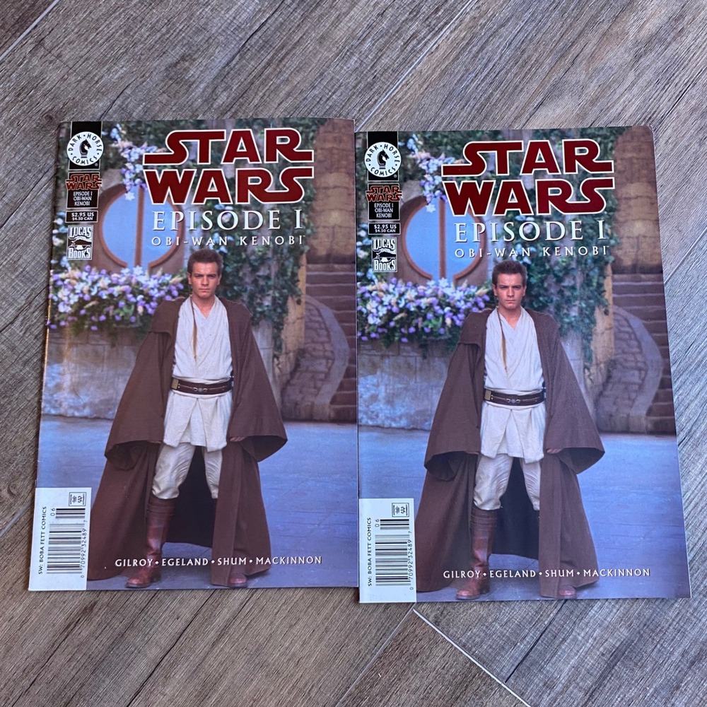 Star Wars Episode I Obi-Wan Kenobi Dark Horse Comics 1999 Set 2 Phantom Menace